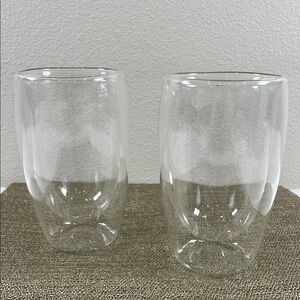 Double-Walled Glass Tumblers - Clear
